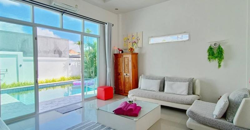 2 bed house private pool and shared pool